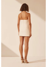 Load image into Gallery viewer, Shona Joy - Amura Strapless Button Up Mini Dress in Cream (6)