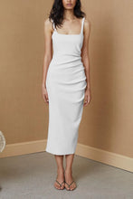 Load image into Gallery viewer, Bec and Bridge Karina Tuck Midi Dress- Ivory