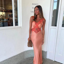 Load image into Gallery viewer, SIR Aries Cut Out Gown- Peach