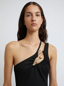 Christopher Esber Folia Float Buckle Asymmetric Mini