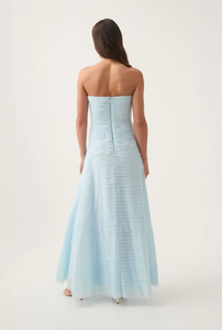 Aje Soundscape Maxi Dress Sea Breeze Size 10