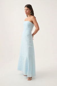 Aje Soundscape Maxi Dress Sea Breeze Size 10