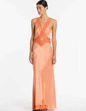 Load image into Gallery viewer, SIR Aries Cut Out Gown- Peach