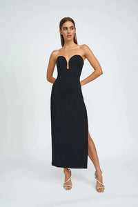 By Johnny Ginny Scoop Midi Black Size AU 8