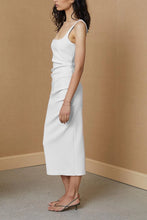 Load image into Gallery viewer, Bec and Bridge Karina Tuck Midi Dress- Ivory