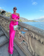 Load image into Gallery viewer, Natalie Rolt Monika Gown in Neon Pink